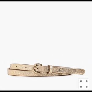 J.Crew Skinny Metallic Belt